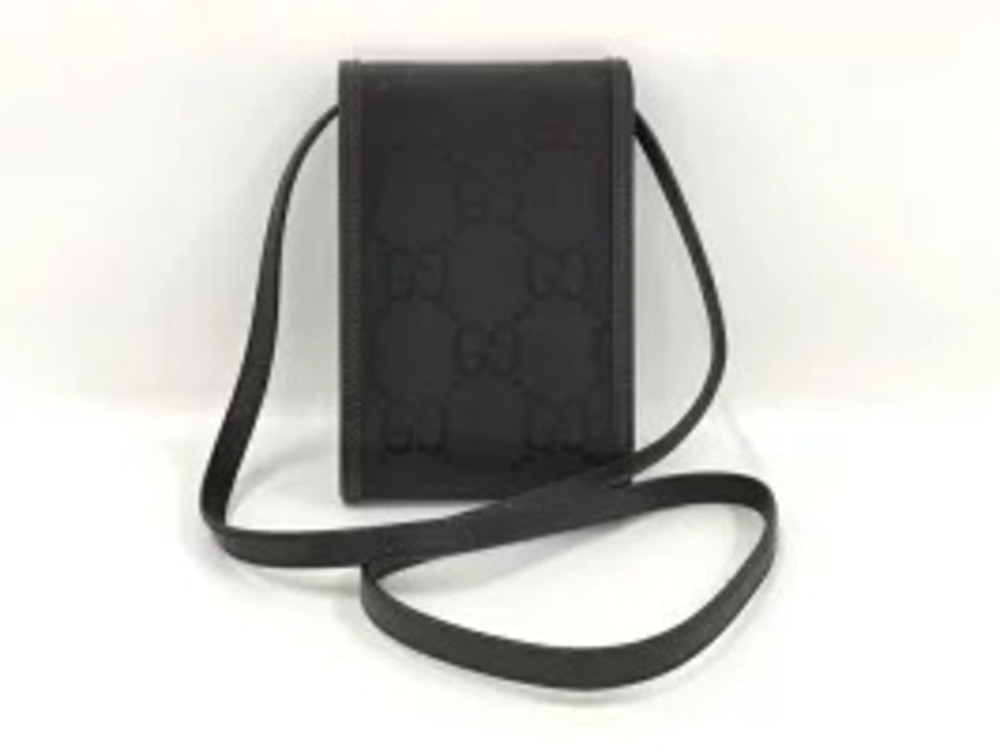 Gucci Grid Shoulder Black the Off Bag Canvas GG